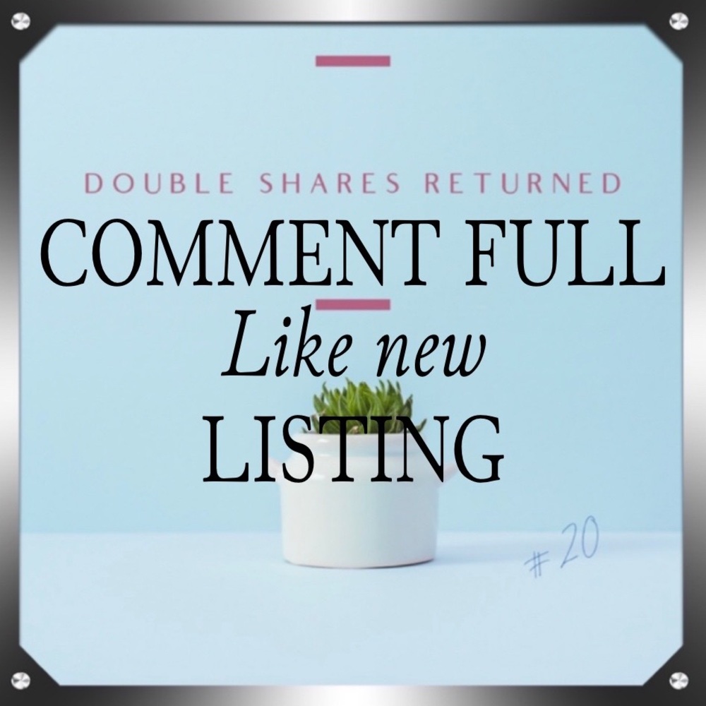 Like New Listing